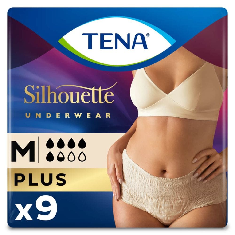 TENA Silhouette Plus Creme High Waist Pants Medium (1010ml)