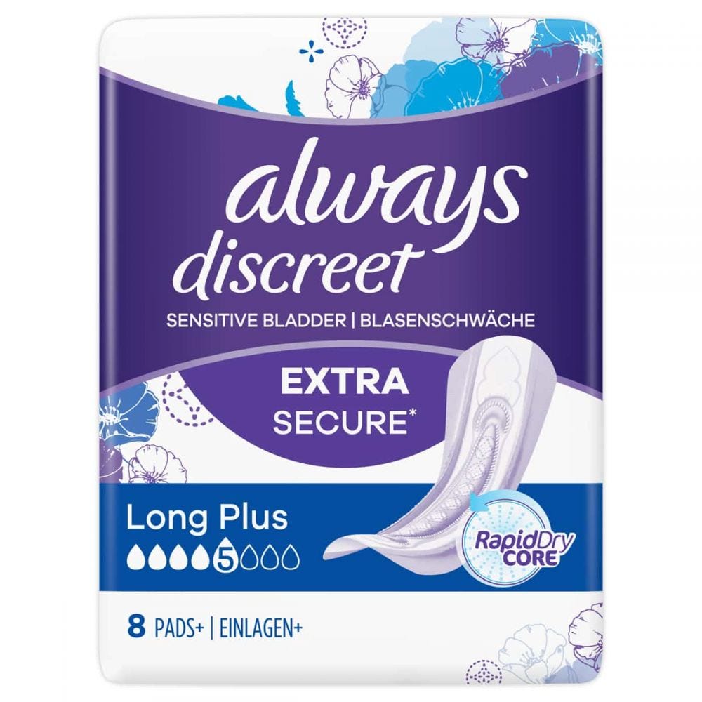 Always incontinence sale pads