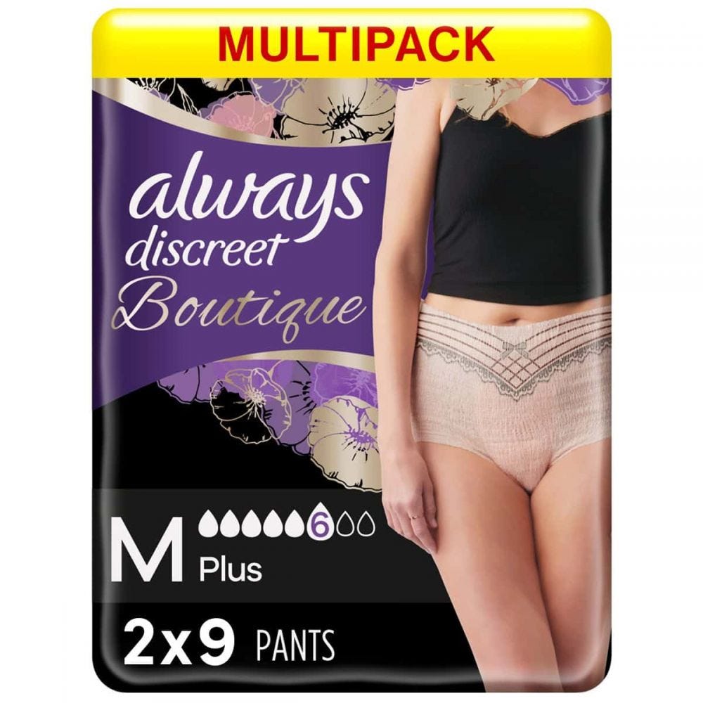 Multipack 2x Always Discreet Boutique Pants Plus Beige Medium