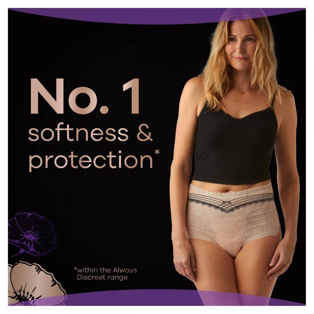 Always discreet pants discount