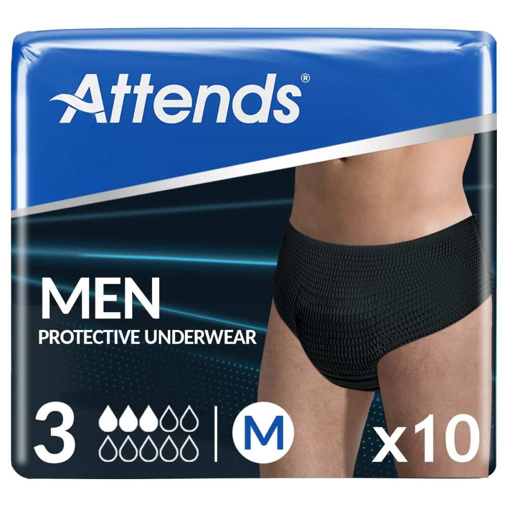 Attends Men Protective Underwear 3 Medium (900ml) 10 Pack