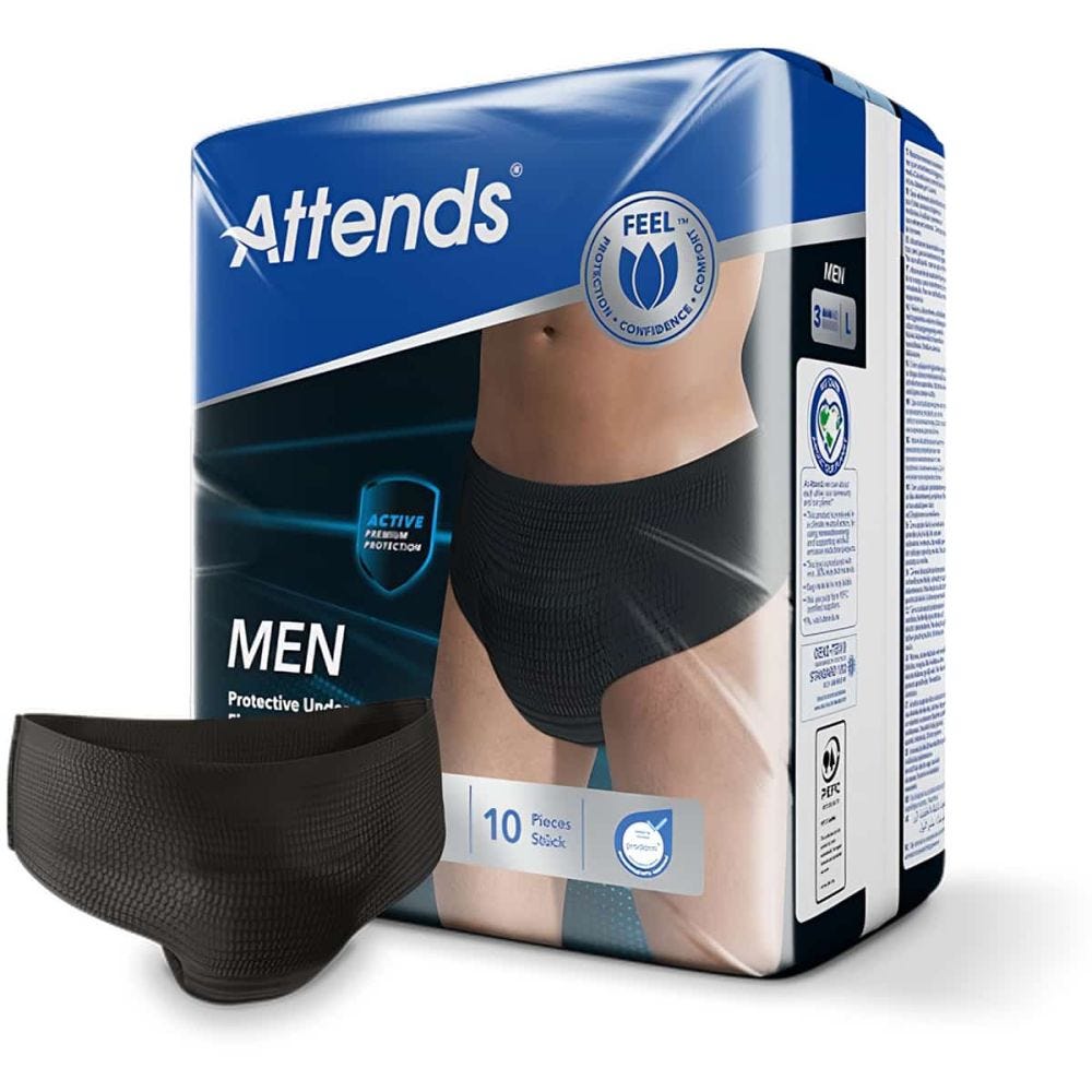 Attends Men Protective Underwear 3 Large 900ml 10 Pack
