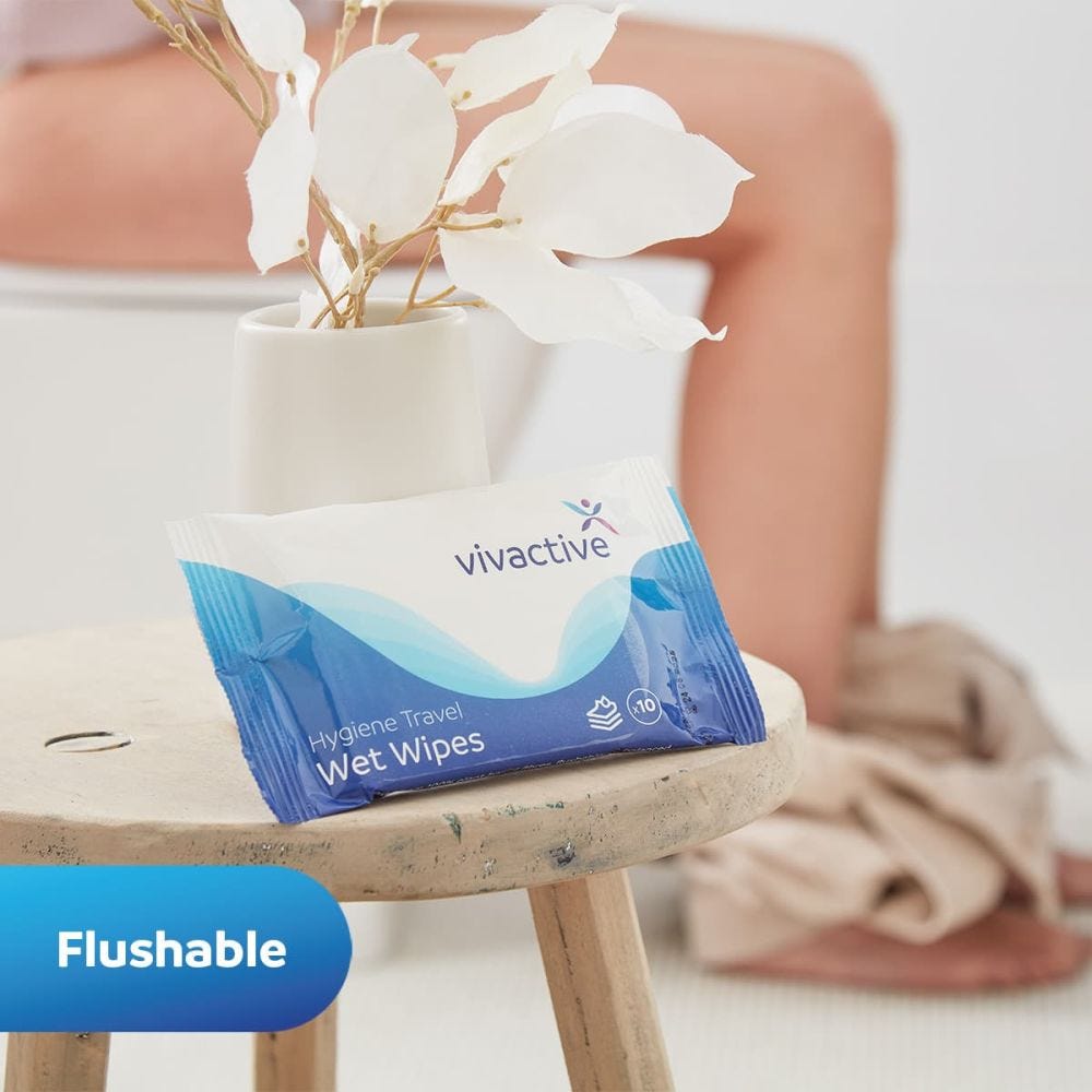 Wet wipes top not flushable