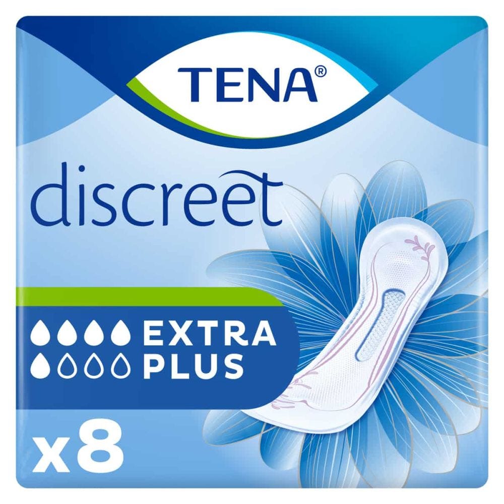 TENA Discreet Extra Plus (629ml) 8 Pack