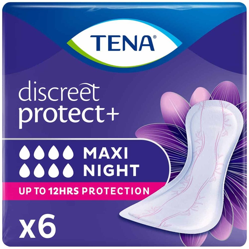 TENA Discreet Protect+ Maxi Night (914ml) 6 Pack