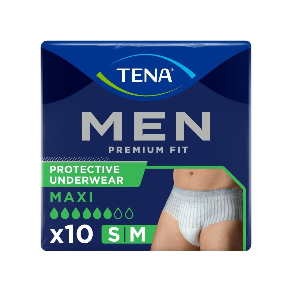 TENA Men Premium Fit Protective Underwear Maxi S/M (1350ml)