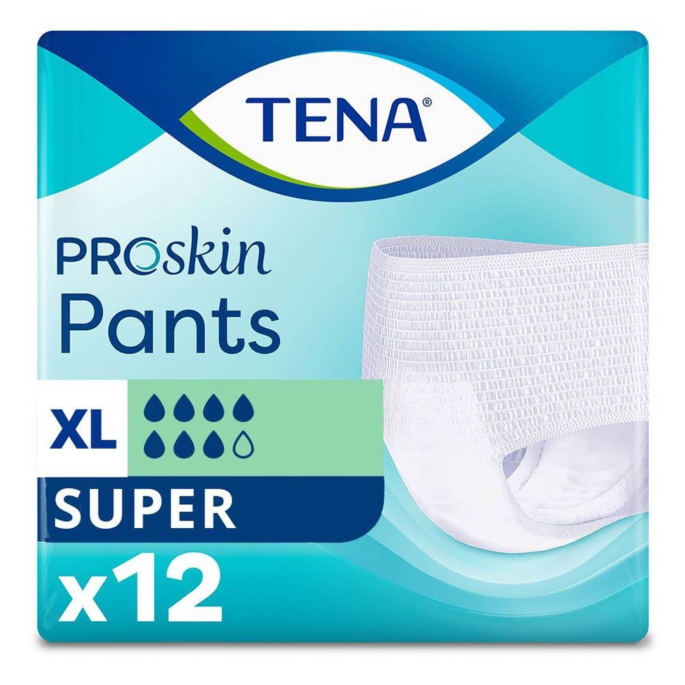 TENA ProSkin Pants Super XL 1700ml 12 Pack AgeUKIncontinence