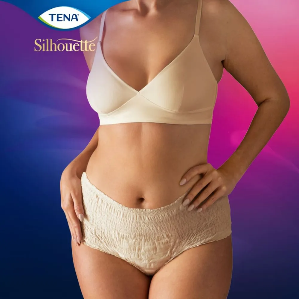 TENA Silhouette Plus Creme High Waist Pants Large (1010ml)