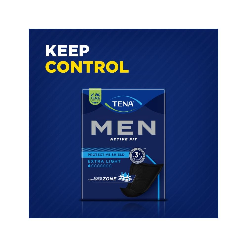Tena men's protective deals shields