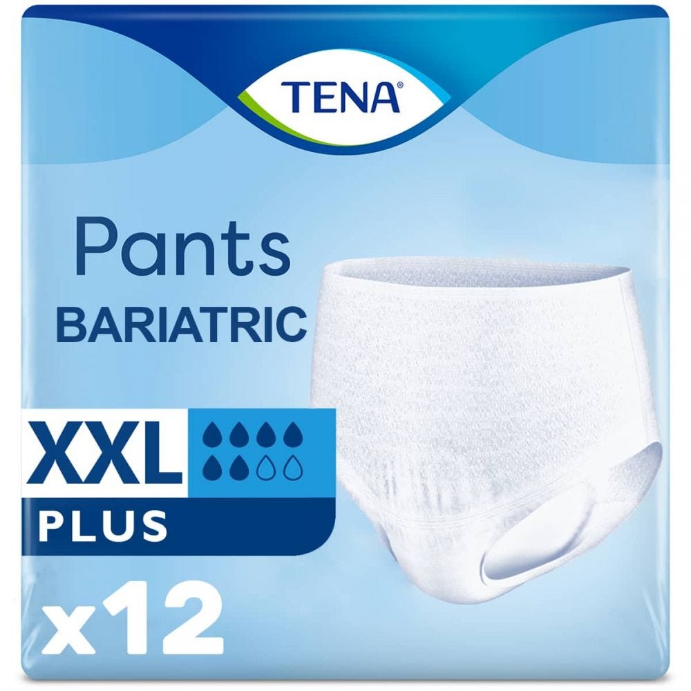 TENA Pants Bariatric Plus XXL (1440ml) 12 Pack