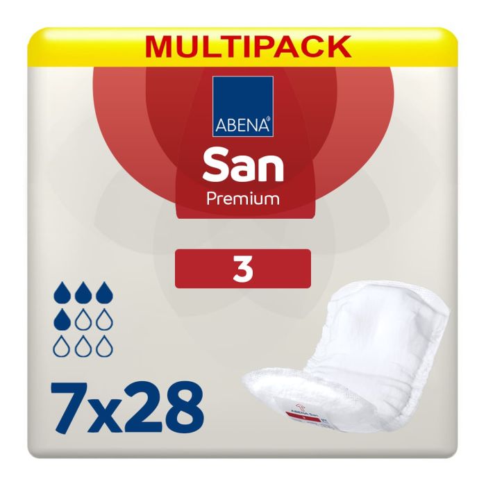 Multipack 7x Abena San Premium 3 (500ml) 28 Pack