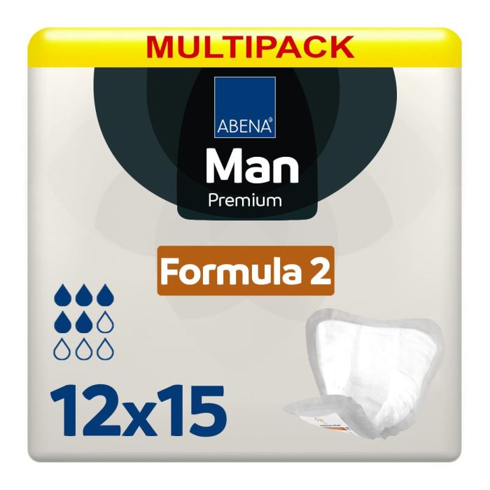 Multipack 12x Abena Man Formula 2 (700ml) 15 Pack - mobile