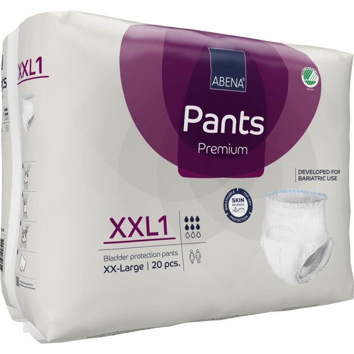 Abena Pants Premium XXL1 Bariatric (1700ml) 20 Pack - pack 3