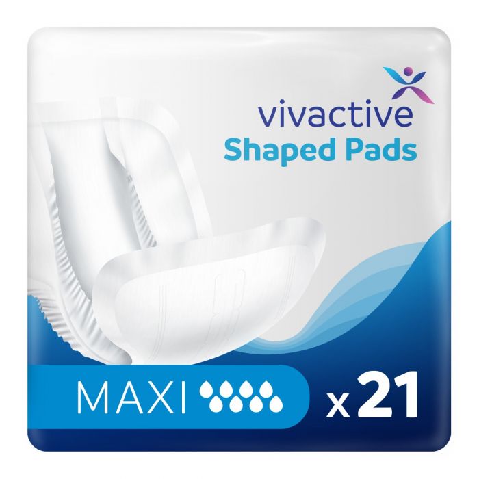 Vivactive Shaped Pads Maxi (3200ml) 21 Pack