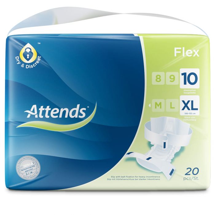 Attends Flex 10 XL (3658ml) 20 Pack