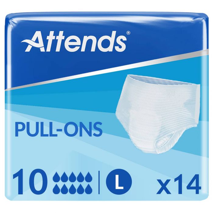 Attends Pull-Ons 10 Large (2100ml) 14 Pack - mobile
