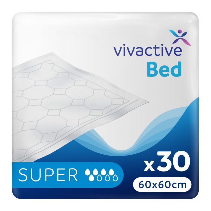 Vivactive Bed and Chair Pads 60x60cm (1050ml) 30 Pack