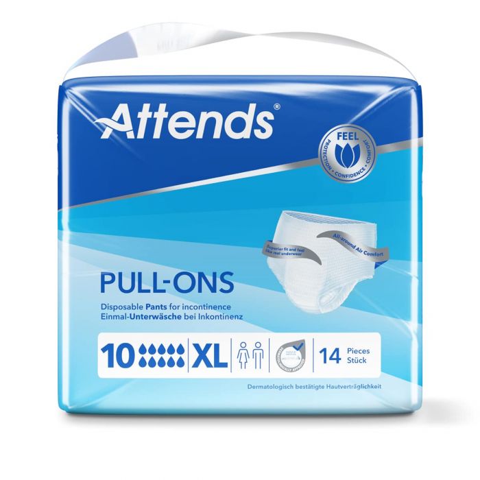 Attends Pull-Ons 10 X Large (2100ml) 14 Pack - pack