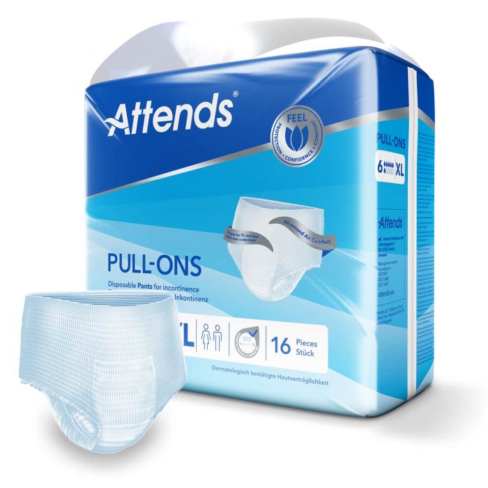 Attends Pull-Ons 6 XL (1459ml) 16 Pack
