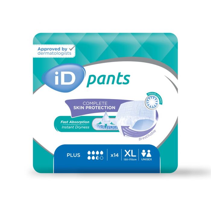 Multipack 4x iD Pants Plus XL (1700ml) 14 Pack