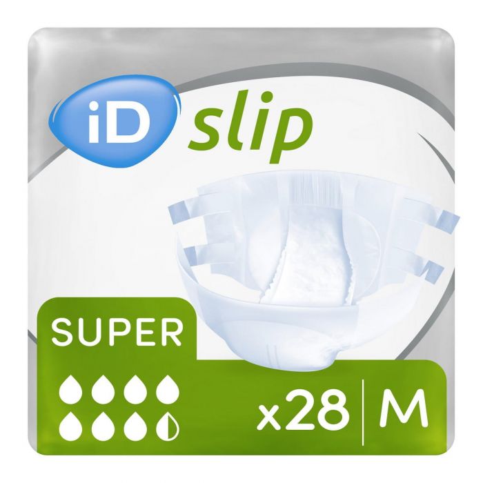 iD Expert Slip Super Medium PE Backed (3600ml) 28 Pack