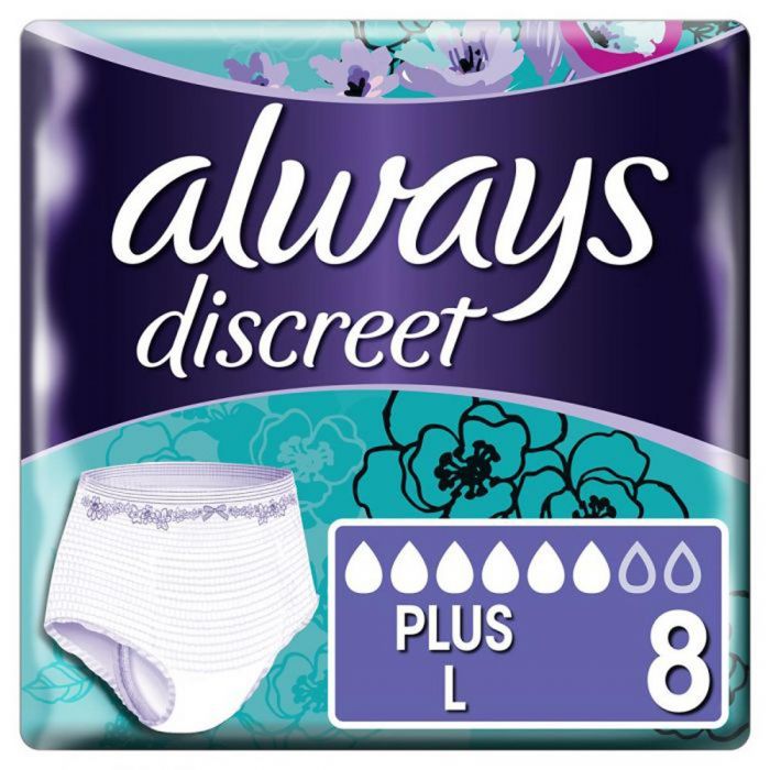 Always Discreet Pants Plus Large - 8 Pack