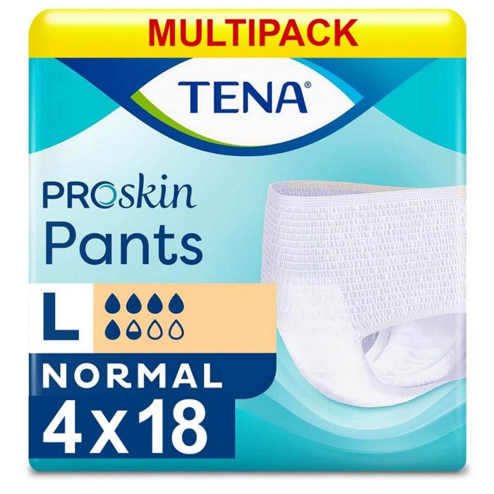 Multipack 4x TENA Pants Normal Large (900ml) 18 Pack