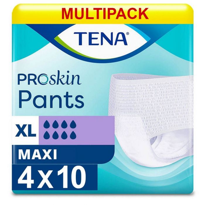 Multipack 4x TENA Pants Maxi XL (2500ml) 10 Pack