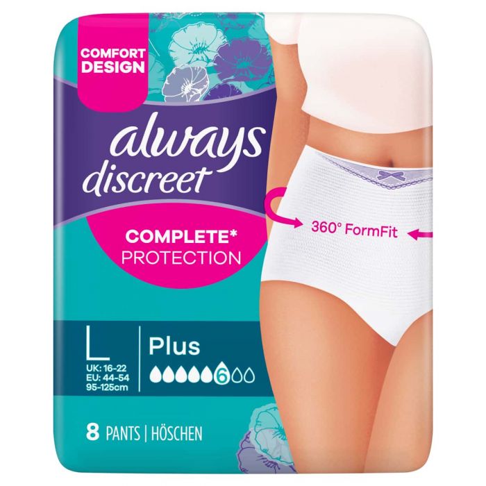 Always Discreet Pants Plus Large - 8 Pack - pack 2