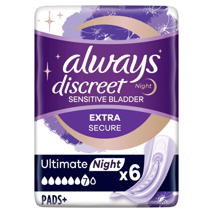 Always Discreet Pads Maxi Night - 6 Pack - pack 1