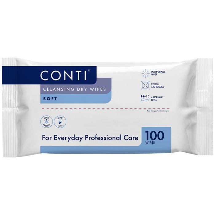 Conti Cleansing Dry Wipes Soft - pack 