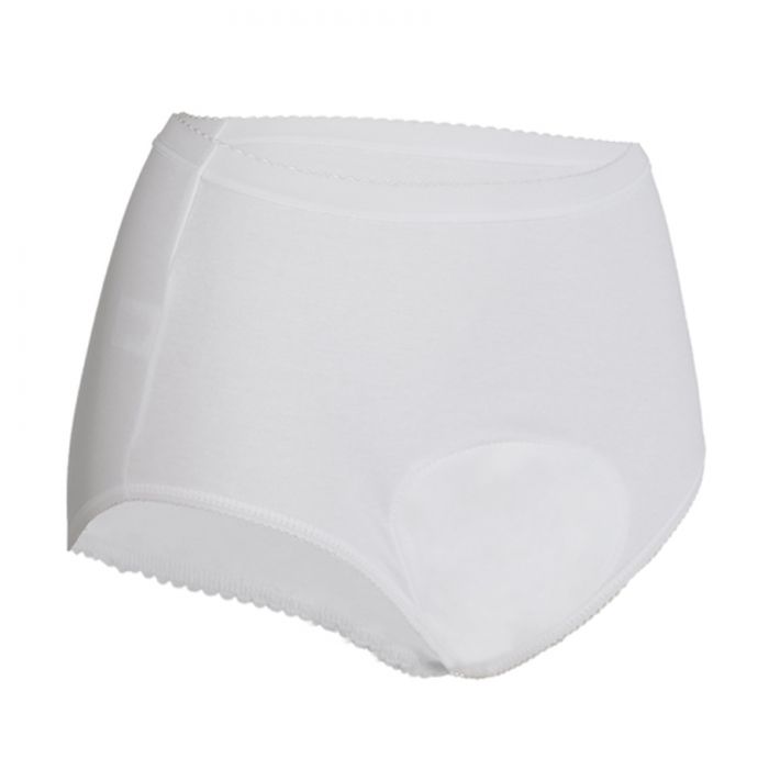 Ladies Absorbent Full Brief White (200ml) X Large