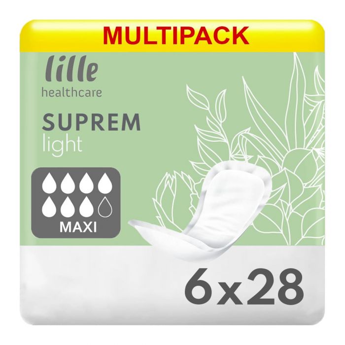 Multipack 6x Lille Healthcare Suprem Light Maxi (1000ml) 28 Pack