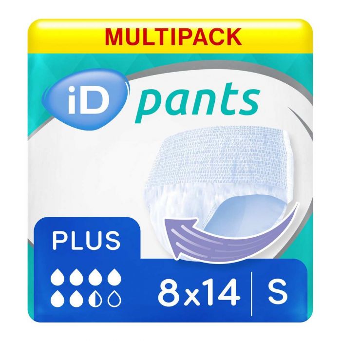 Multipack 8x iD Pants Plus Small (1320ml) 14 Pack