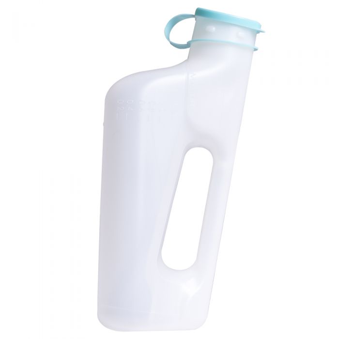 Contoured Male Urinal Bottle (1300ml) with Cap