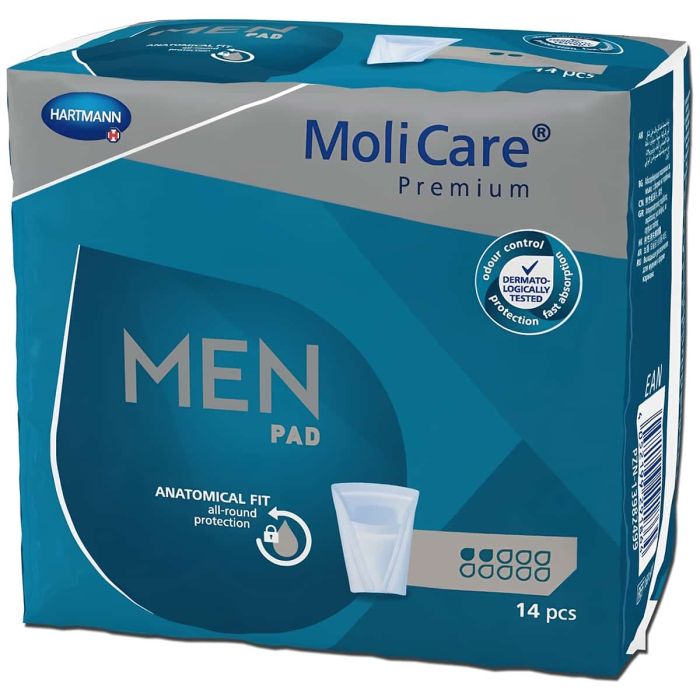 MoliCare Premium Men Pouch (330ml) 14 Pack - pack render