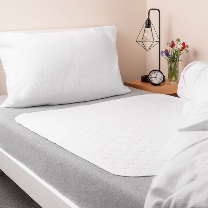 Vivactive Washable Bed Pad White (1500ml) Small Single