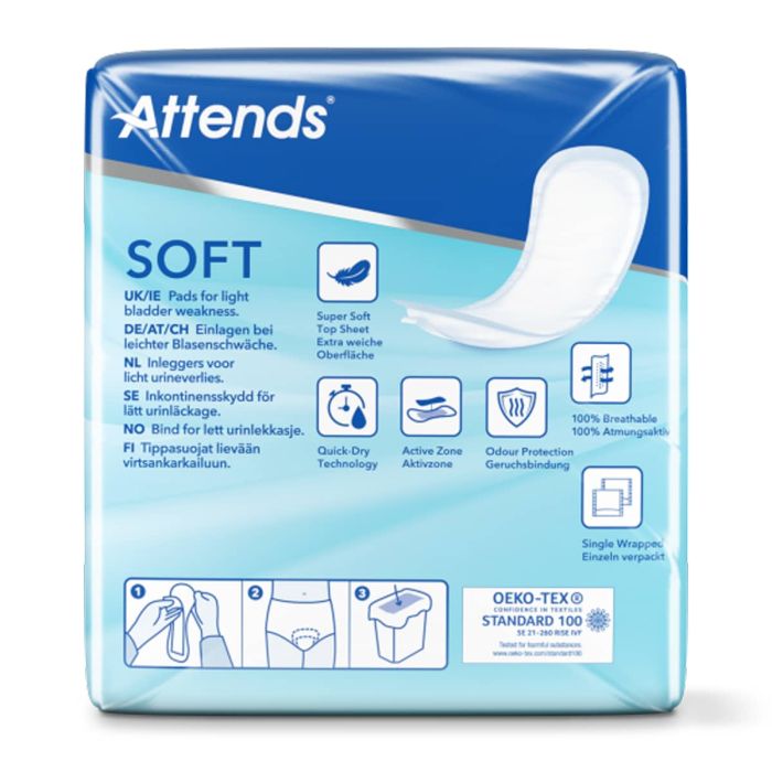 Attends Soft 3+ Extra Plus (650ml) 10 Pack