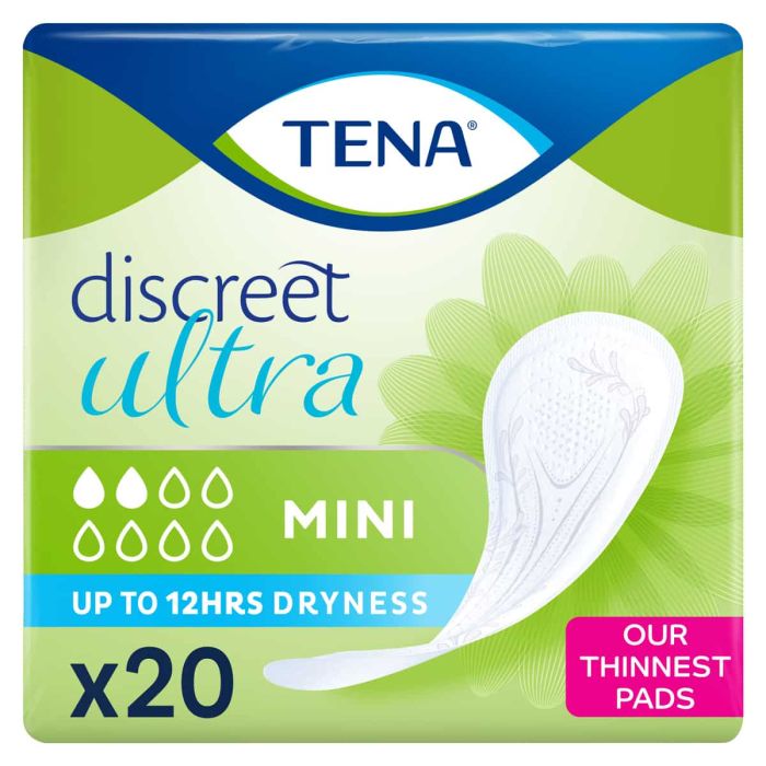TENA Discreet Ultra Pad Mini (169ml) 20 Pack