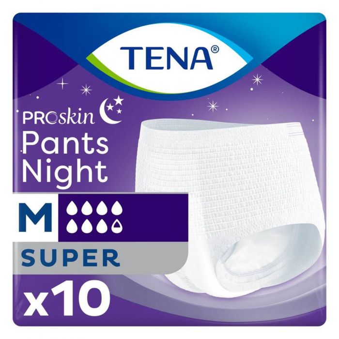 TENA Pants Night Super Medium (2100ml) 10 Pack