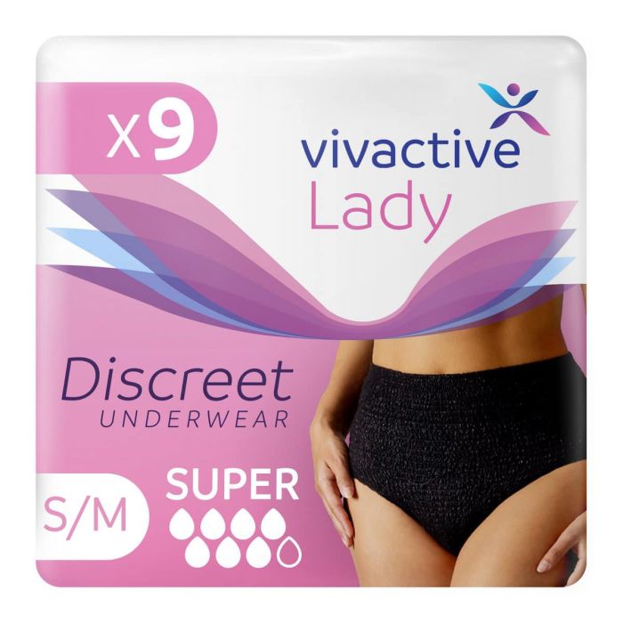Vivactive Lady Discreet Underwear Small/Medium (1700ml) 9 Pack - mobile