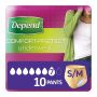 Depend Comfort-Protect for Women Small/Medium (1360ml) 10 Pack - mobile