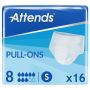 Attends Pull-Ons 8 Small (1832ml) 16 Pack