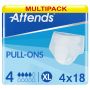 Multipack 4x Attends Pull-Ons 4 XL (1186ml) 18 Pack