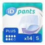 iD Pants Plus Small (1320ml) 14 Pack