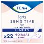 TENA Lights Sensitive Liners Normal Single Wrap (90ml) 22 Pack