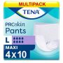 Multipack 4x TENA Pants Maxi Large (2500ml) 10 Pack