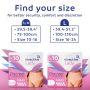Vivactive Lady Discreet Underwear Maxi Neutral Small/Medium (2200ml) 10 Pack - sizing guide