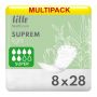 Multipack 8x Lille Healthcare Suprem Light Super (830ml) 28 Pack