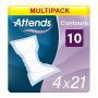 Multipack 4x Attends Contours 10 (3178ml) 21 Pack